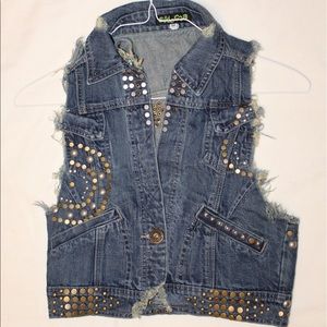 Jeweled Jean Vest